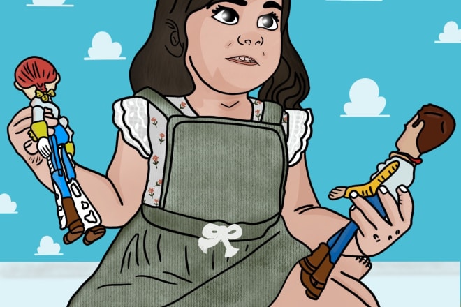I will illustrate a photo into my own cartoon style