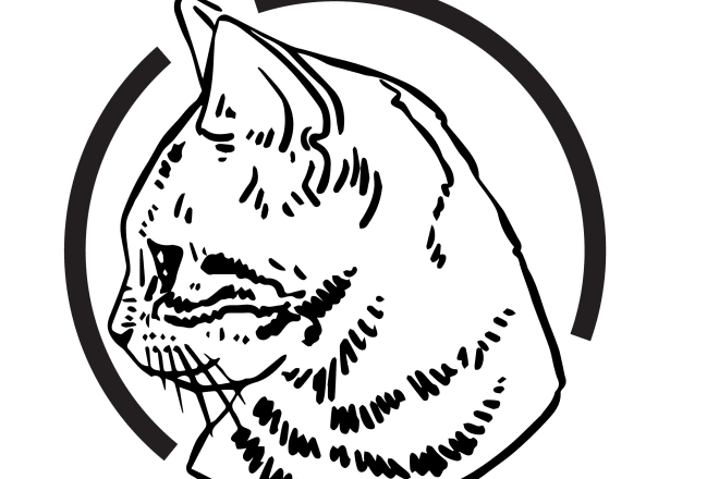 I will illustrate animal face in line drawing style