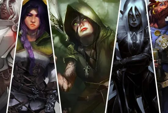 I will illustrate professional character art
