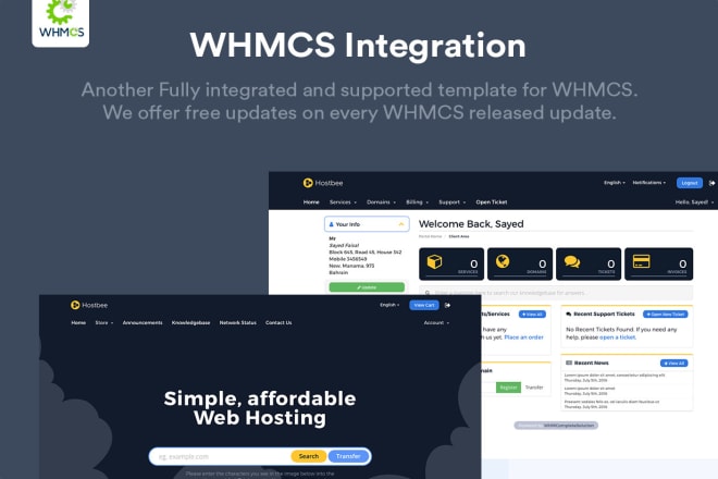 I will install, modify, configure your whmcs