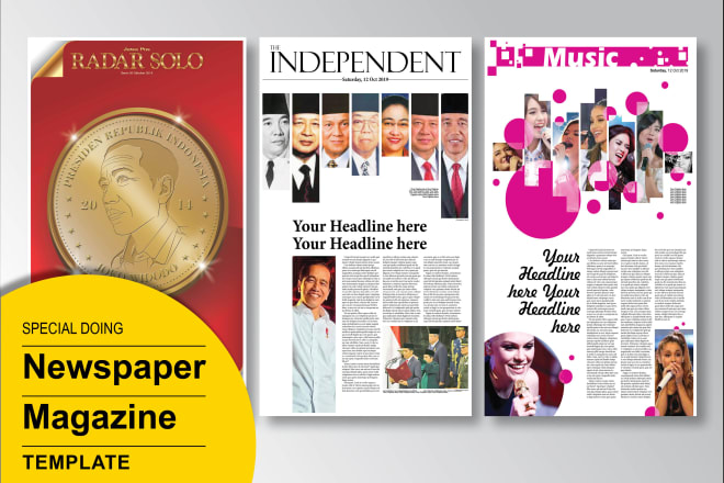 I will layout newspaper, magazine design in adobe indesign