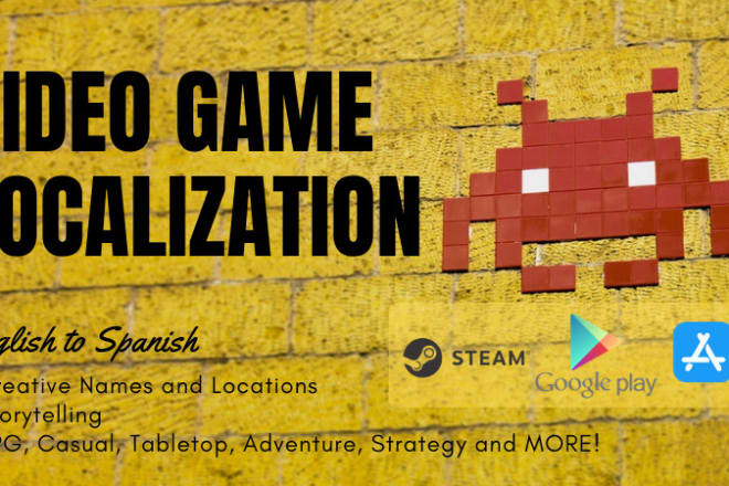 I will localize your app or videogame from english to spanish