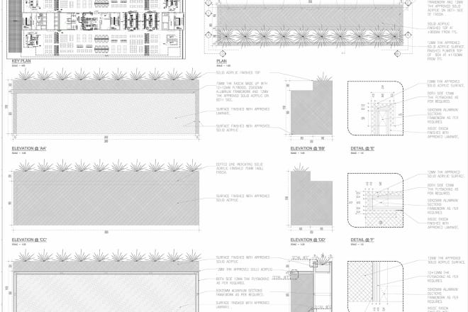 I will make 2d shop drawings at good for construction stage
