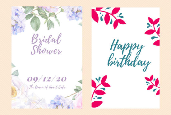 I will make a beautiful birthday card