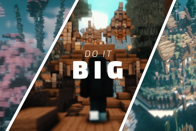 I will make a cinematic minecraft server trailer