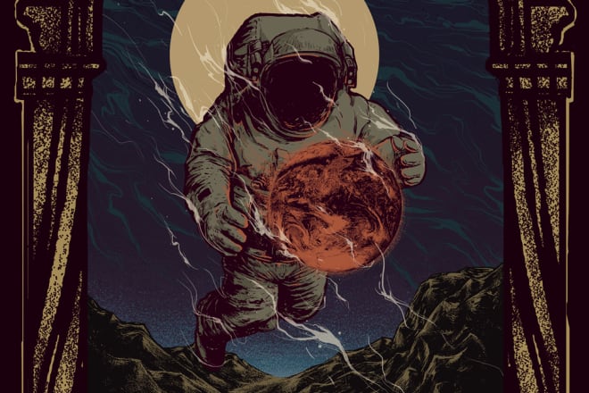 I will make a really detail digital illustration full colour