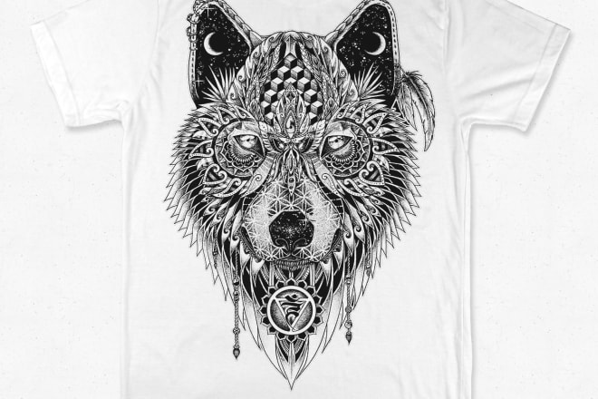 I will make any kind of illustration t shirt designs