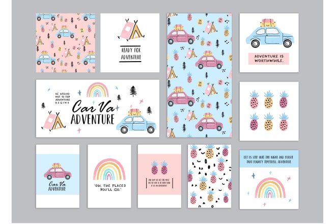 I will make awesome watercolour illustration or pattern