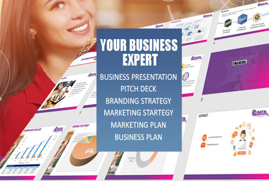 I will make business presentation,pitch deck and business proposal