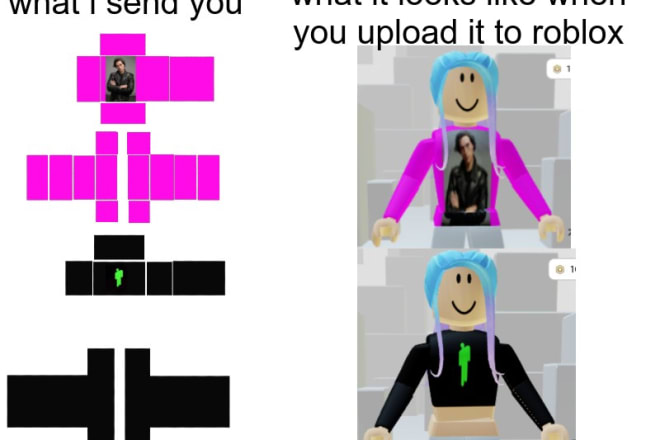 I will make custom roblox shirts you must have roblox premium
