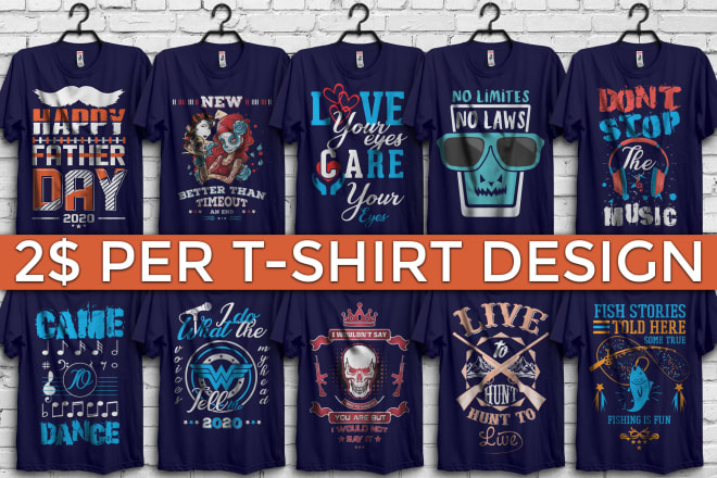 I will make eyecatching tshirt design