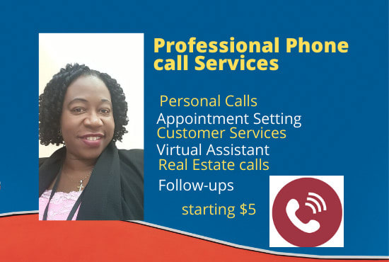 I will make professional phone calls