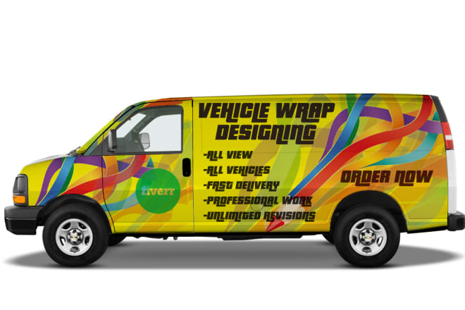 I will make professional vehicle wrap design