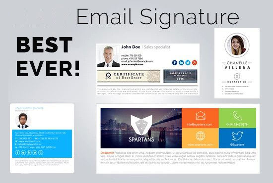 I will make responsive html email signature