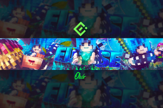 I will make you a clean and stylish mc youtube banner