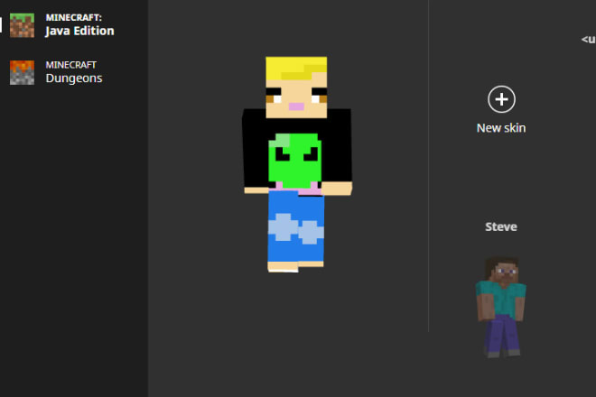 I will make you a minecraft skin of you or your fav celebrity