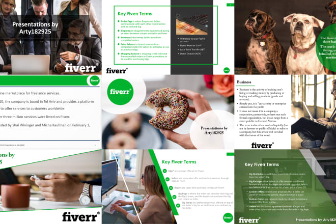 I will make you presentation in power point