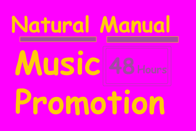 I will manual natural HQ promotion service by music loveer on soundcloud