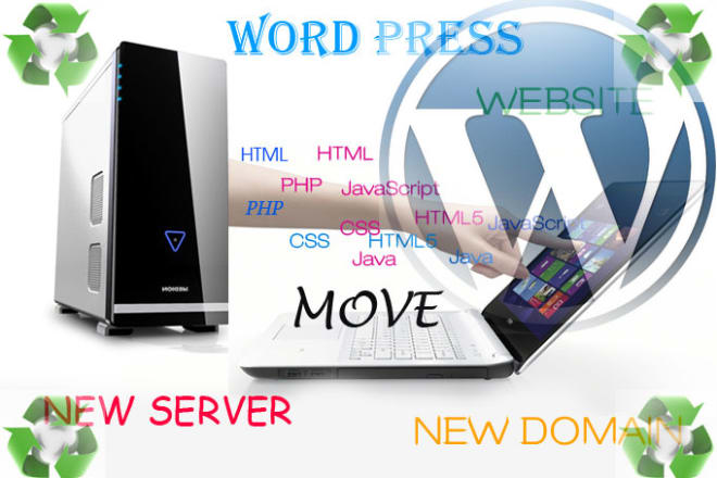 I will move wordpress site to new host or new domain for you