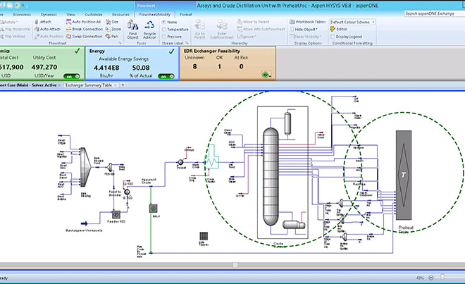 I will perform aspen hysys, plus and edr simulations