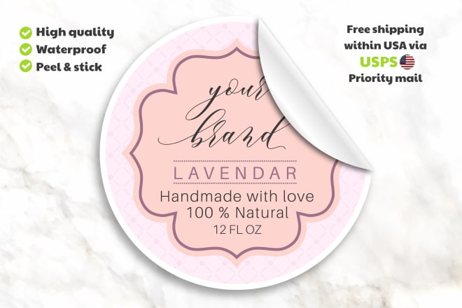 I will print your stickers and product labels
