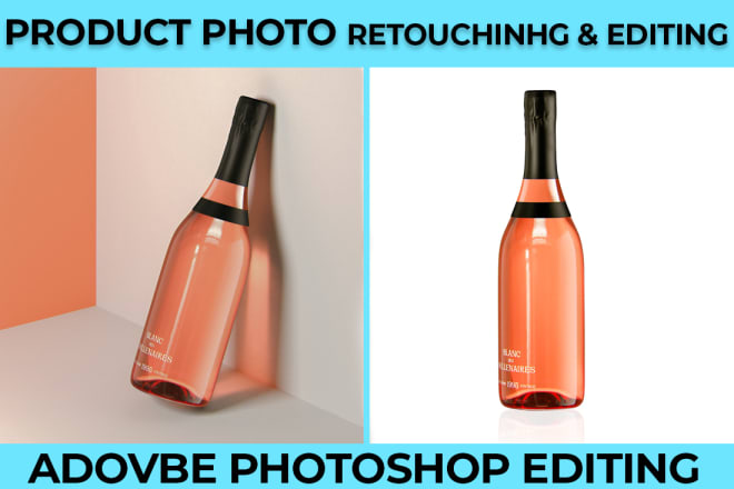 I will product retouching, background remove with photoshop editing