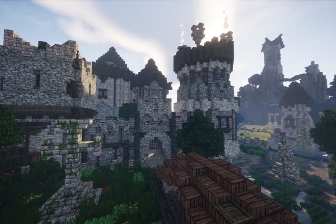 I will professionally build minecraft villages and kingdoms
