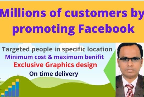 I will promote total facebook package for millions of customers