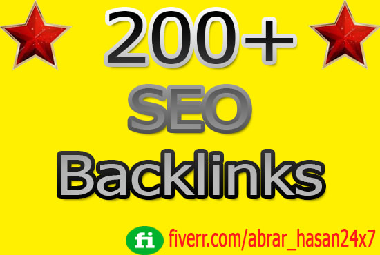 I will provide 200 high quality safe authority link building backlinks express delivery