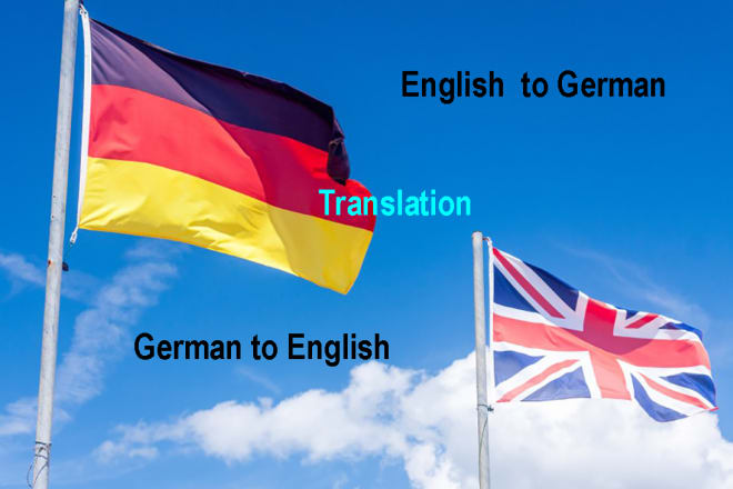I will provide german, english translation