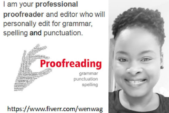 I will provide professional proofreading and editing services