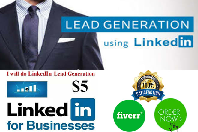 I will search business email, lead generation throw premium linkedin