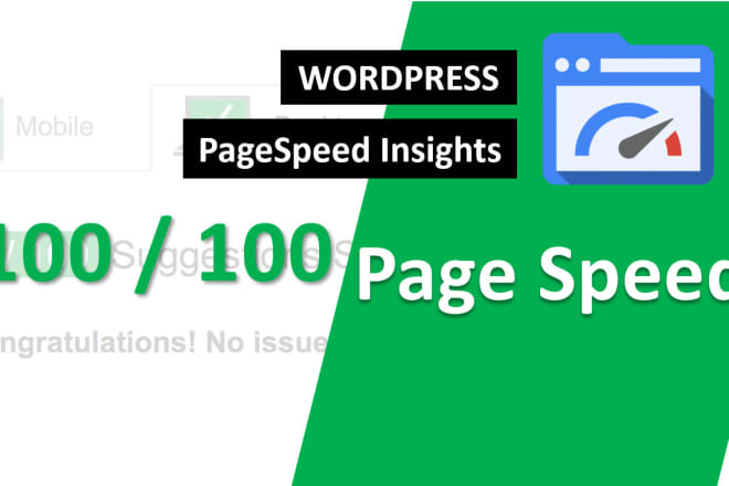 I will speed optimize your wordpress site