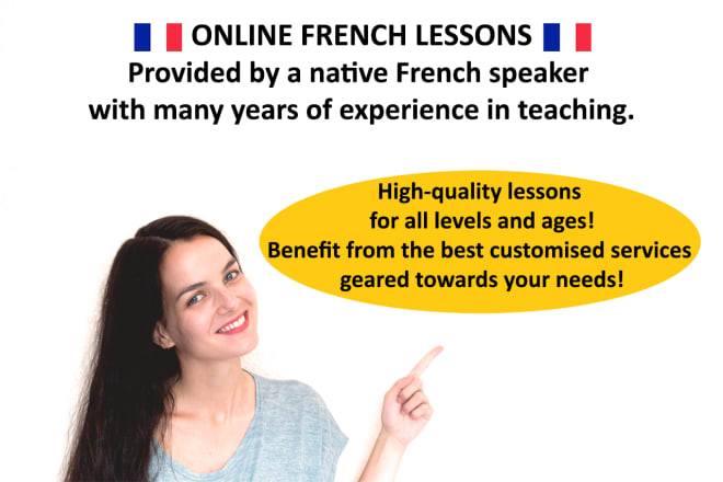 I will teach you french lessons online