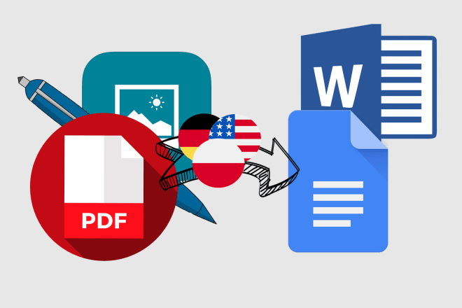 I will transcribe text from pdf, pictures and handwritten notes