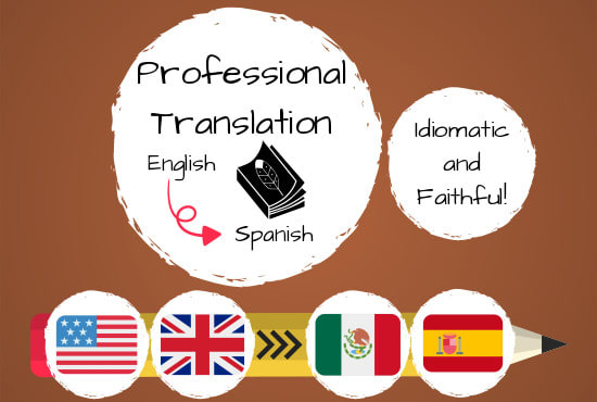 I will translate your documents from english to spanish