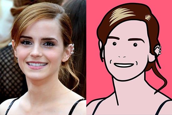 I will turn your pic into my version of julian opie style art