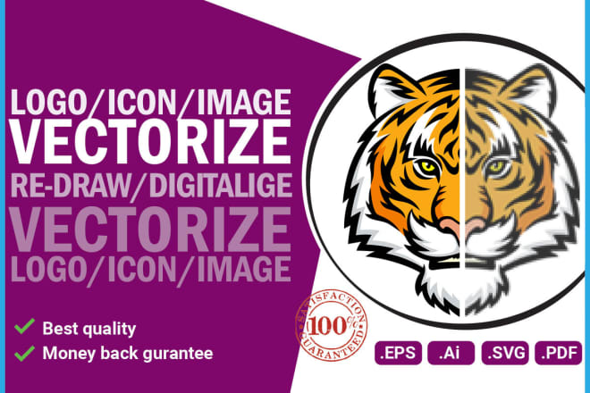 I will vectorize your logo, icon, image