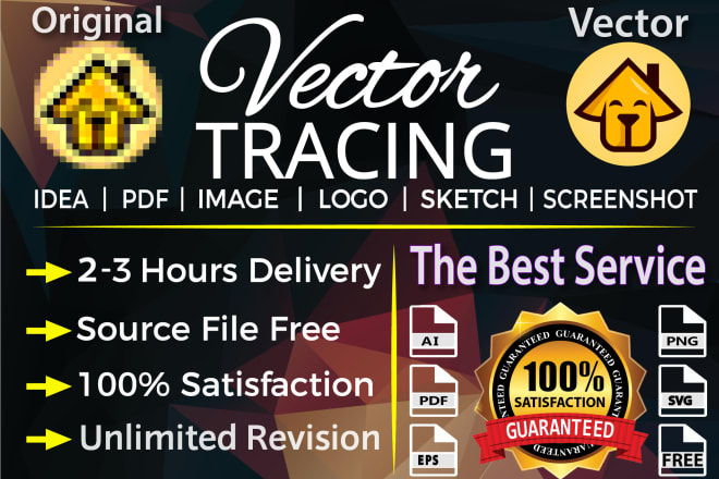 I will vectorize your logo to vector within 2 hours