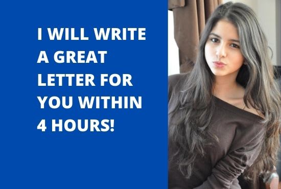 I will write a letter providing you the best recommendation