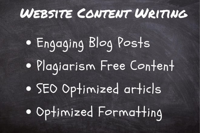 I will write an SEO article and researched content for your website