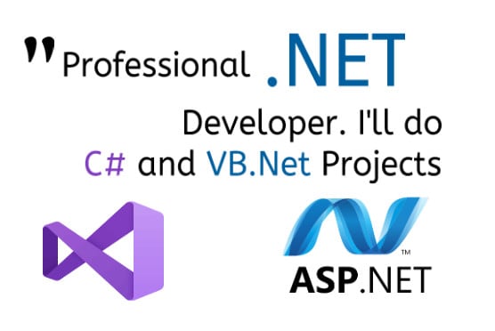 I will write c sharp and vb dot net web and desktop application