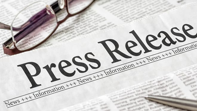 I will write press release and distribute press release