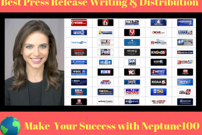 I will write press release with press release distribution