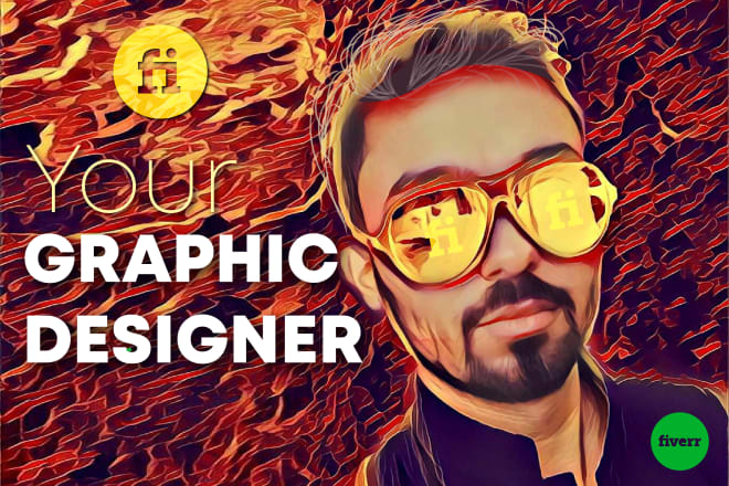 I will be your graphic designer for any graphic design task