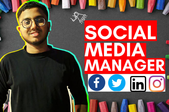I will be your social media manager, marketer, and content designer