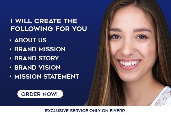 I will craft your brand story, brand mission, about us, privacy policy, brand vision