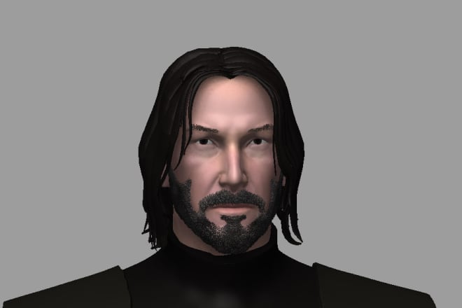 I will create 3d character models