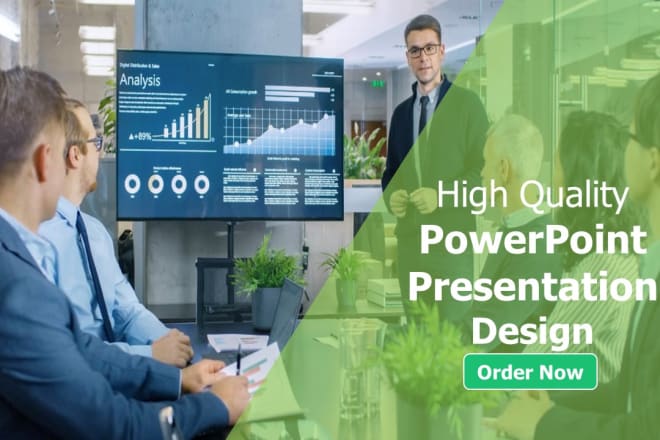 I will create a modern powerpoint presentation, redesign slides and templates
