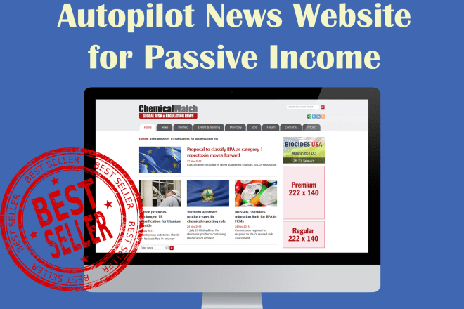 I will create autopilot news website for passive income